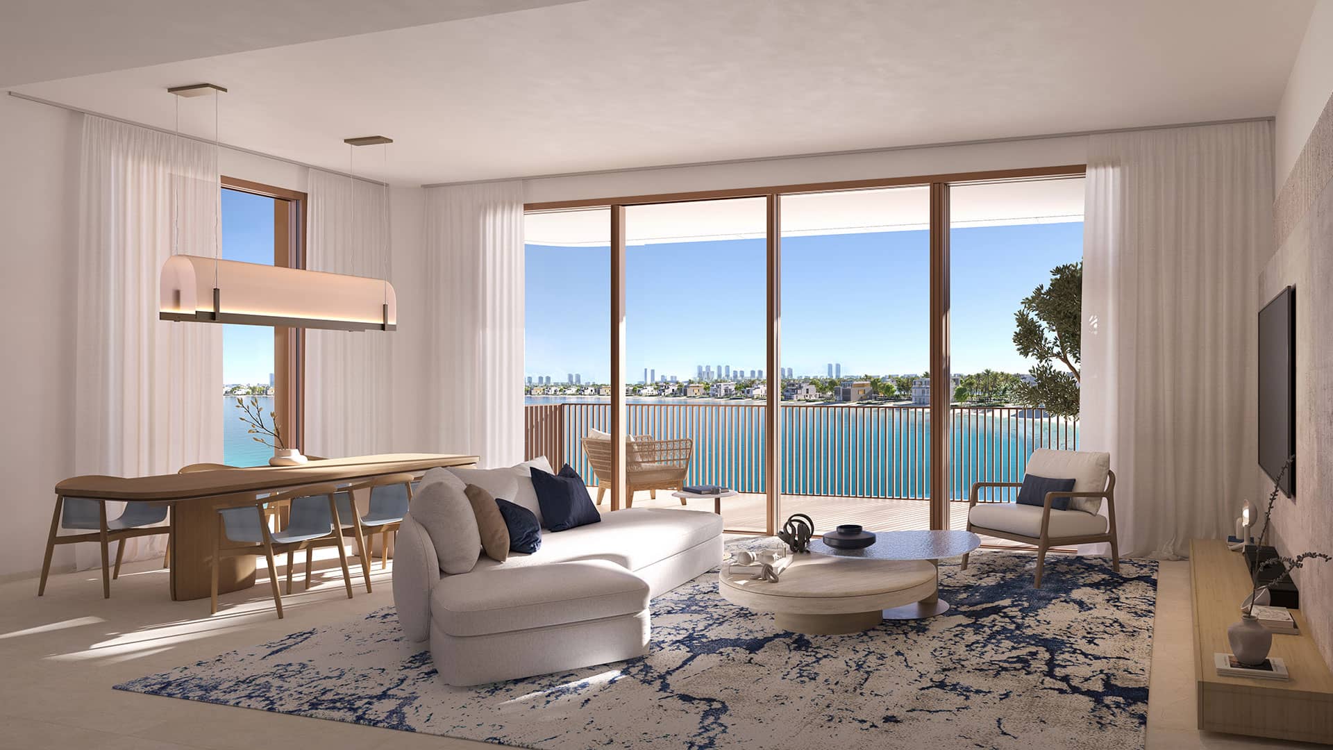 Palm Central pool deck and beach lounge
