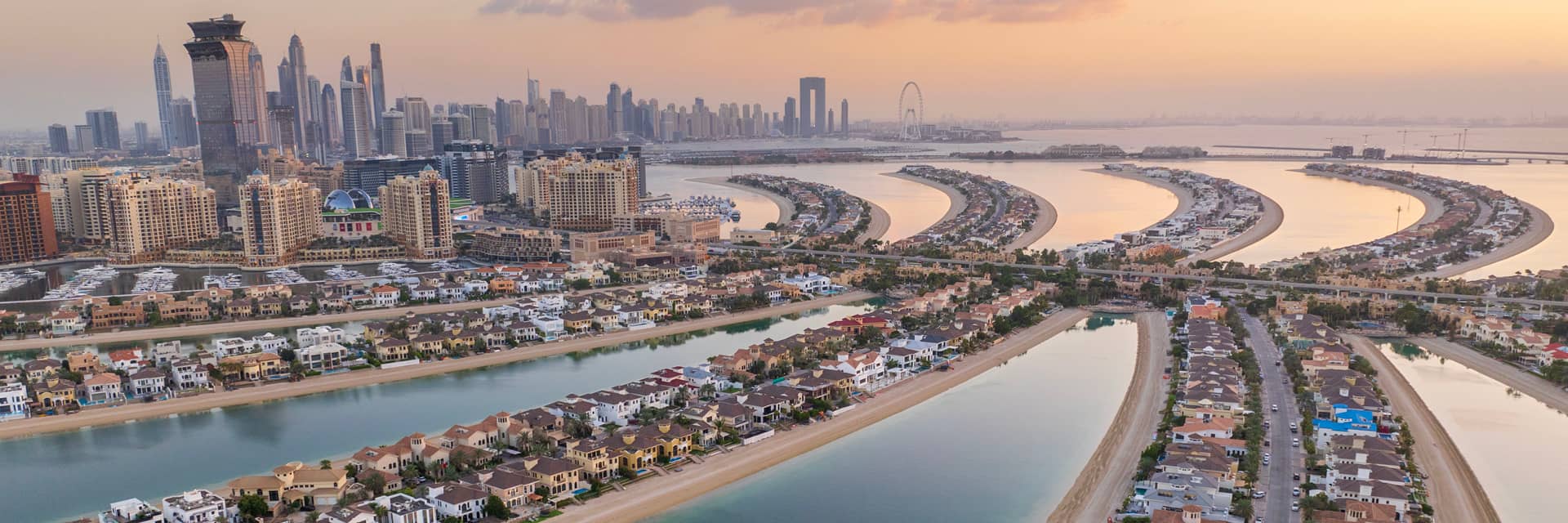 Completion of Palm Jumeirah beach