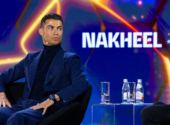 Cristiano Ronaldo at the Globe Soccer Awards