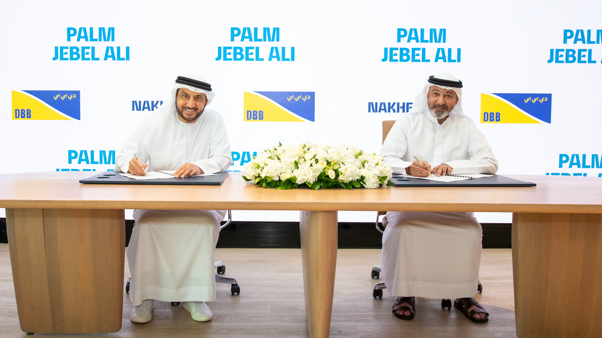 Nakheel Palm Jebel Ali Infrastrucutre works- signing ceremony